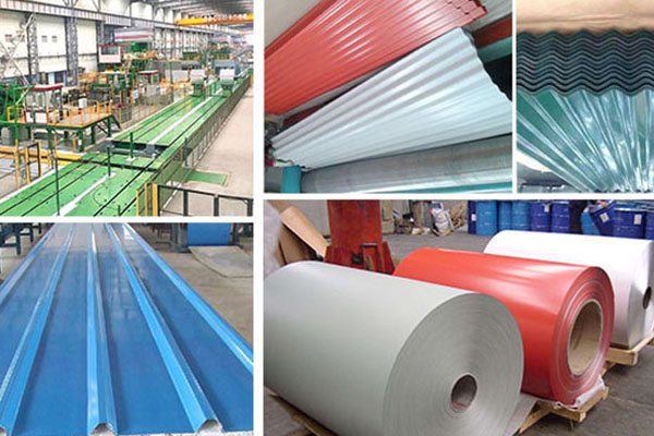 repainted color coated aluminum coil for composite