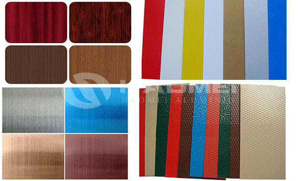 colored aluminum sheets