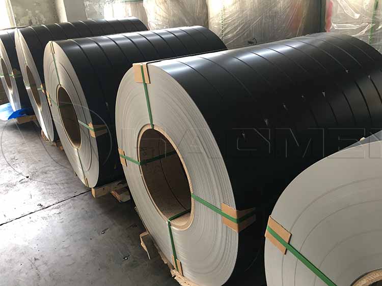 black aluminum coil stock